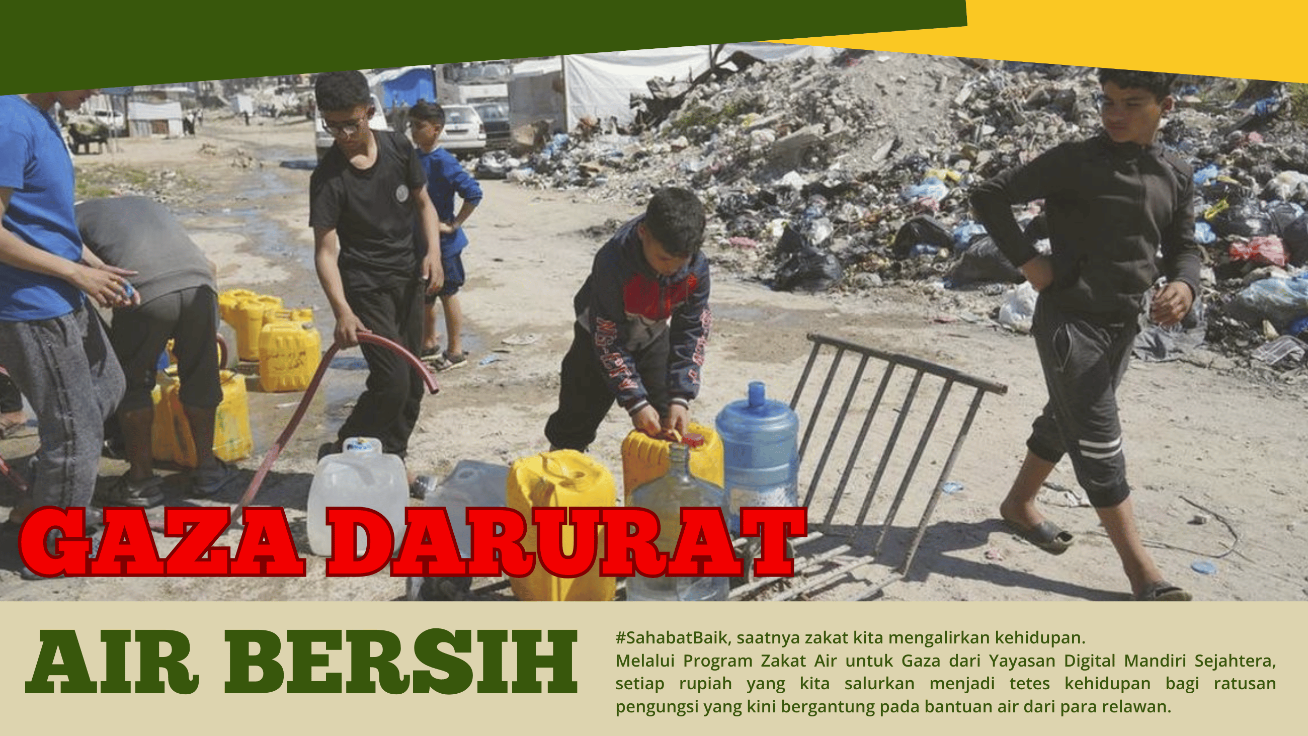 ZAKAT AIR UNTUK GAZA